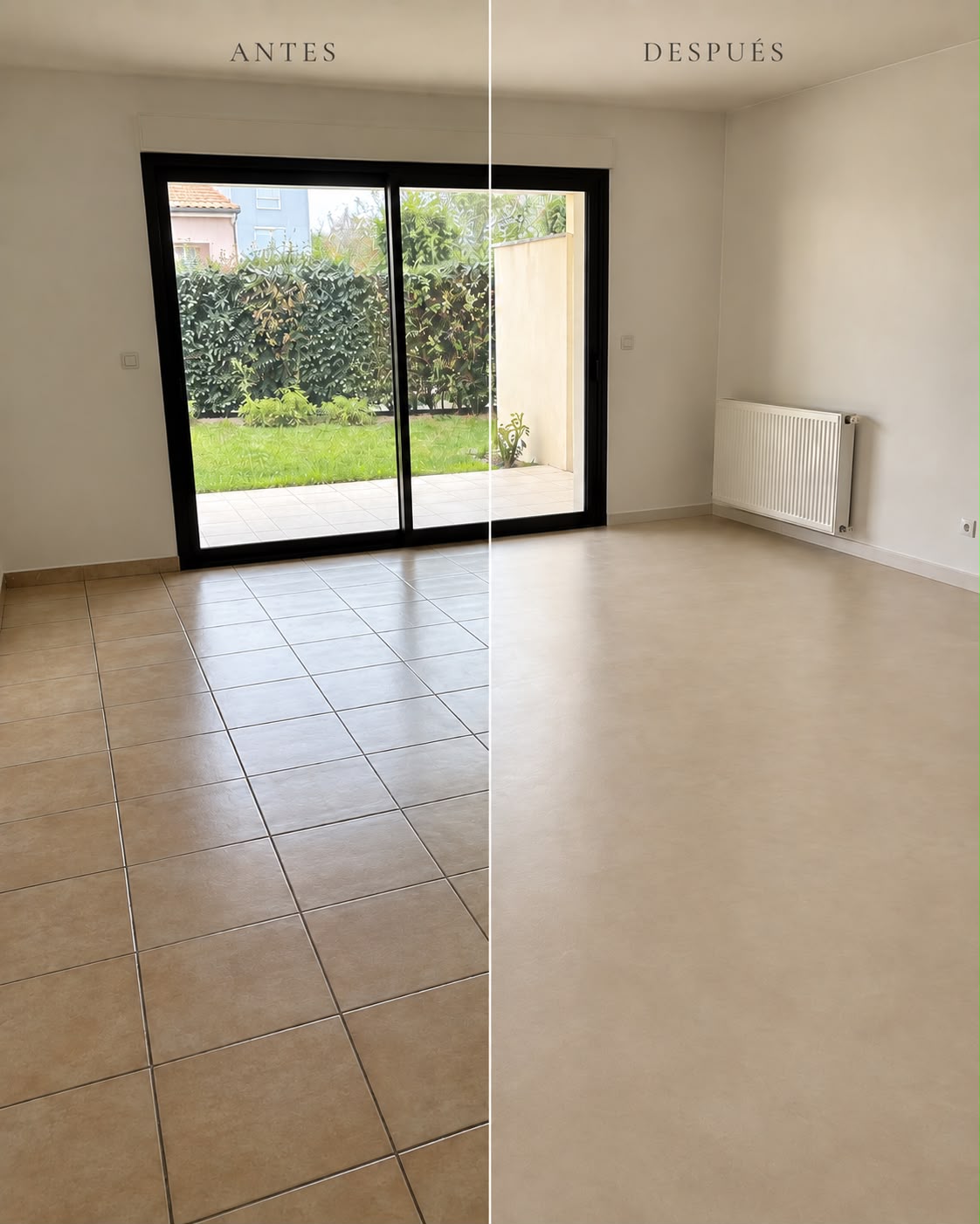 Trabajo de microcemento en suelos realizado por Micronova 4
