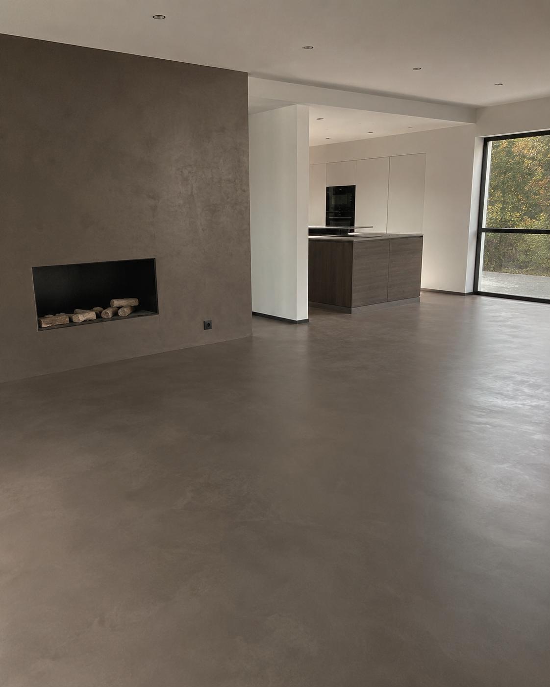 Referencia estética de suelo interior contemporáneo